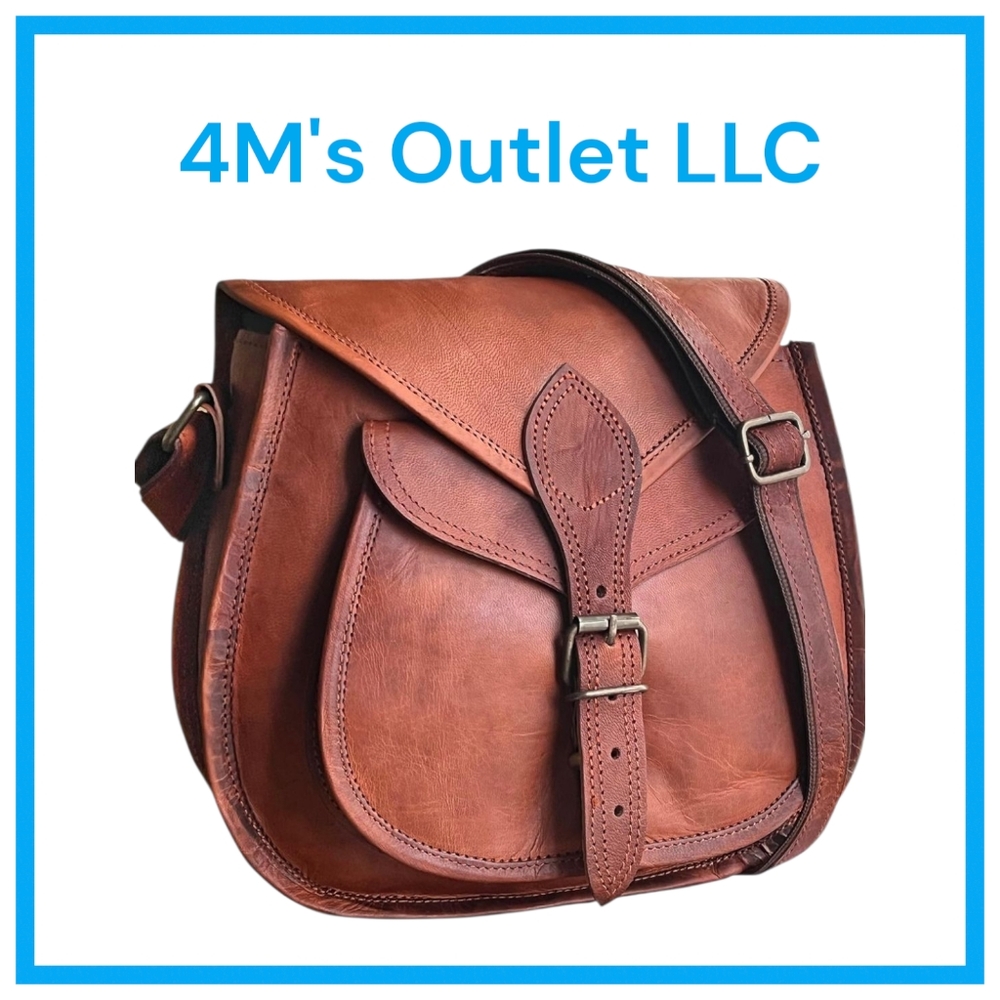 Brown Leather Men's Bag